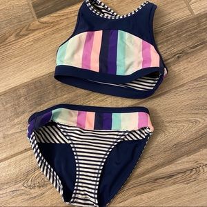 Reversible girls bikini.